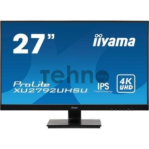 Монитор 27 Iiyama XU2792UHSU-B1 черный IPS LED 16:9 DVI HDMI M/M матовая 300cd 178гр/178гр 3840x2160 DisplayPort QHD USB 4.6кг