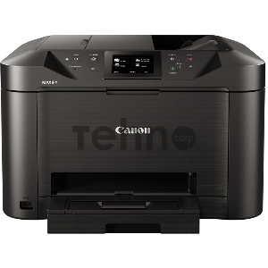 МФУ Canon MAXIFY MB5140, 4-цветный струйный принтер/сканер/копир/факс, A4, 24 (15.5 цв) изобр./мин, 600x1200 dpi, ADF, дуплекс, подача: 250 лист., Ethernet, USB, Wi-Fi, печать фотографий, цветной ЖК-дисплей