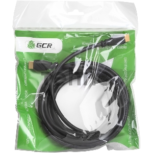 Кабель Greenconnect 15.0m HDMI версия 2.0, HDR Ultra HD 4K60 Hz/ 5K30Hz, 3D, Ethernet 18.0 Гбит/с, OD8.0mm, 28/26 AWG, черный, GCR-HM312-15.0m