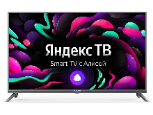 Телевизор STARWIND SW-LED43UG400 Smart Яндекс ТВ стальной/4K Ultra HD/DVB-T/60Hz/DVB-T2/DVB-C DVB-S DVB-S2 USB WiFi Smart TV