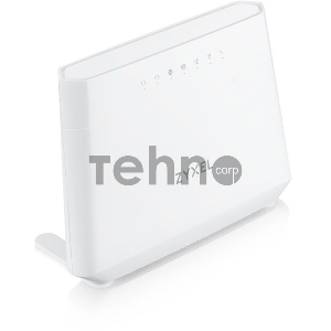 Роутер Wi-Fi  VDSL2/ADSL2+ Zyxel DX3301-T0, 2xWAN (GE RJ-45 и RJ-11), Annex A, profile 35b, 802.11a/b/g/n/ac/ax (600+1200 Мбит/с), EasyMesh, 4xLAN GE, 2xFXS, 1xUSB2.0