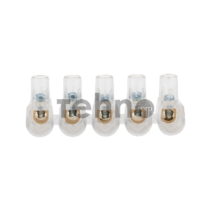 Концевой зажим винтовой изолированный КЗВИ 1,5 мм (5х1) (20 шт./уп.) REXANT