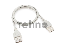 Кабель Gembird CC-USB2-AMAF-75CM/300 USB 2.0  0.75м AM/AF , пакет 