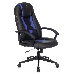 Кресло игровое Zombie 8 черный/синий искусственная кожа крестовина пластик, фото 1