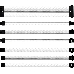 Кабели Cooler Master Extension Cable WHITE GL (PVC), фото 2