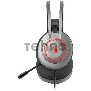 Наушники с микрофоном A4Tech Bloody J200S серый 2м мониторные USB оголовье (J200S)