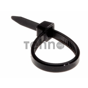 Хомут-стяжка кабельная нейлоновая REXANT 60 x2,5 мм, черная, упаковка 100 шт.