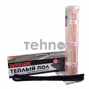 Теплый пол (нагревательный мат) REXANT Extra, площадь 2,0 м2 (0,5 х 4,0 метров), 320Вт, (двух жильный) Теплый пол (нагревательный мат) REXANT Extra, площадь 2,0 м2 (0,5 х 4,0 метров), 320Вт, (двух жильный)