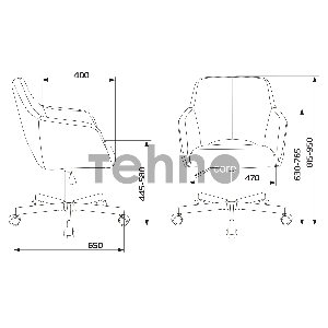 Кресло Бюрократ CH-380M сердитое море 38-415 крестовина металл