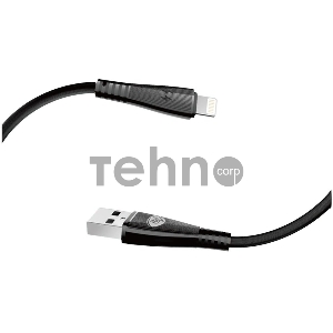 Кабель Itel L21s(ICD-L21s) USB (m)-Lightning (m) 1м черный (упак.:1шт)