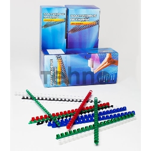 Пружины для переплета пластиковые Office Kit 32мм (на 251-280 листов) черный (50шт) (BP2100)