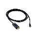 Кабель Cablexpert mDP-HDMI, 20M/19M, 1.8м, черный, позол.разъемы, пакет (CC-mDP-HDMI-6), фото 1