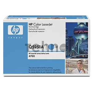 Тонер-картридж HP Q5951A голубой для Color LaserJet 4700 10000стр.