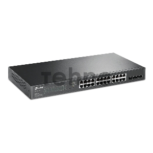 Коммутатор TP-Link TL-SG2428P JetStream гигабитный Smart коммутатор на 24 порта PoE+ и 4 SFP-слота SMB
