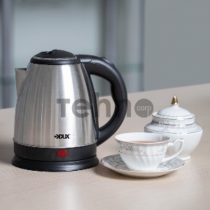 Чайник электрический, нержавеющая сталь 1,5 литра, 1850 Вт/220В  (DX3015)  DUX