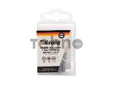 Набор насадок на шуруповерт KRANZ PH2, PZ2 с магнитным держателем 50 мм, головка 8 мм, 10 мм (5 шт./уп.)