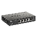 Коммутатор D-Link DGS-1100-05PDV2/A1A, L2 Smart Switch with 4 10/100/1000Base-T ports and 1 10/100/1000Base-T PD port(2 PoE ports 802.3af (15,4 W), PoE Budget 18W from 802.3at / 8W from 802.3af).2K Mac address,, фото 4