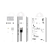Кабель USB 2.0 hoco X23, AM/Lightning M, белый, 1м, фото 2