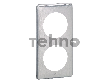 Celiane Рамка 2 поста алюминий