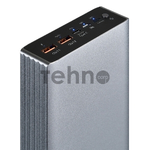 Мобильный аккумулятор Digma DG-PD-30000-SLV QC 3.0 Li-Pol 30000mAh 3A серебристый 2xUSB Мобильный аккумулятор Digma DG-PD-30000-SLV QC 3.0 Li-Pol 30000mAh 3A серебристый 2xUSB