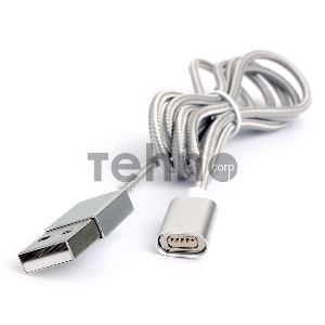 Кабель магнитный USB 2.0 Cablexpert CC-USB2-AMMg-1M, для адаптеров TypeC - microBM 5P - iPhone lightning, 1м, алюминиевые разъемы (адаптеры в комплектацию не входят) Кабель магнитный USB 2.0 Cablexpert CC-USB2-AMMg-1M, для адаптеров TypeC - microBM 5P - iPhone lightning, 1м, алюминиевые разъемы (адаптеры в комплектацию не входят)