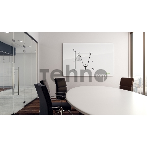 Демонстрационная доска Cactus CS-GBD-65X100-UWT стекло стеклянная 65x100см ультра белый