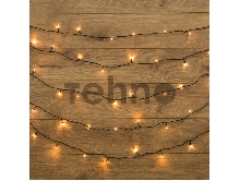 Гирлянда «Твинкл-Лайт» 20 м, темно-зеленый ПВХ, 160 LED, цвет теплый белый