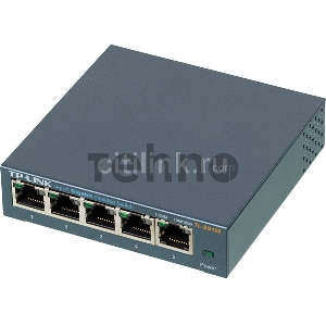 Настольный коммутатор TP-Link TL-SG105S 5-портовый 10/100/1000 Мбит/с