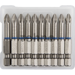 Наборы отверток Биты ЗУБР ЭКСПЕРТ торсионные кованые, обточенные, хромомолибденовая сталь, тип хвостовика E 1/4, PH2, 50мм, 10шт (26011-2-50-10)