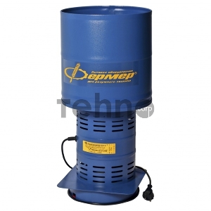 Зернодробилка УРАЛСПЕЦМАШ ФЕРМЕР ИЗЭ-25 Макс. мощность 1.2 кВт, производительность 350 кг/час, объем приемного бункера 25 л, размеры: 315*300*600 мм, масса 7,3 кг.