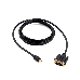 Кабель Cablexpert mDP-VGA, 20M/15M, 1.8м, черный, позол.разъемы, пакет (CC-mDPM-VGAM-6), фото 3