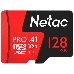 Флеш карта MicroSD card Netac P500 Extreme Pro 128GB, retail version w/o SD adapter, фото 8