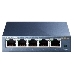 Коммутатор TP-Link SOHO  TL-SG105  5-port Desktop Gigabit Switch, 5 10/100/1000M RJ45 ports, metal case, фото 1