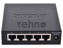 Сетевое оборудование D-Link DES-1005D/N2A/N3A/O2A/O2B 5-ports UTP 10/100Mbps Auto-sensing, Stand-alone, Unmanaged, Metal case 