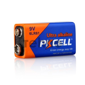Щелочной/алкалиновый элемент питания PKCELL 6LR61-1B тип - 9V(Крона) 1 шт в блистере
