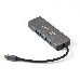 Док-станция ExeGate DUB-31C/PD/H (кабель-адаптер USB Type-C --> 3xUSB3.0 + PD 60W + HDMI 4K@30Hz, Plug&Play, серый), фото 2