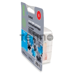 Картридж струйный Cactus CS-BCI6C голубой для Canon S800/ S820/ S900/ S9000; i550 (12ml)
