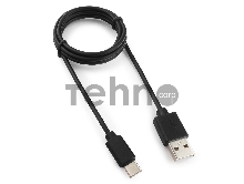 Кабель USB Гарнизон GCC-USB2-AMCM-1M, USB2.0 AM/ USB3.1 Type-C, 1м, пакет