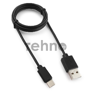 Кабель USB Гарнизон GCC-USB2-AMCM-1M, USB2.0 AM/ USB3.1 Type-C, 1м, пакет