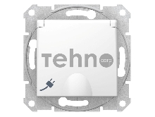 Розетка с/з с/ш с крыш., бел. Розетка с/з с/ш с крыш., бел.