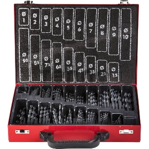 Набор сверл ЗУБР ТЕХНИК4-29605-H370-M  мет. парооксид. быстр. ст.1-10мм шаг0.5 370пр