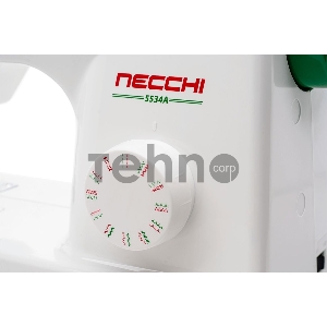 Швейная машина Necchi 5534 А 23 операции, петля автомат , верт.челнок , рег.длины и ширины стежкаа