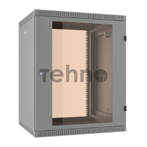 Шкаф коммутационный C3 Solutions WALLBOX 12-63 G (NT084695) настенный 12U 600x350мм пер.дв.стекл направл.под закл.гайки 245кг серый 300мм 17.5кг 610мм IP20 сталь