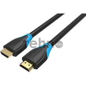 Кабель Vention HDMI High speed v1.4 with Ethernet 19M/19M - 0.75м VAA-B01-L075