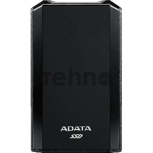 Внешний твердотельный накопитель 1TB ADATA SE900G RGB Black [ASE900G-1TU32G2-CBK] USB 3.2 Gen2x2 Type-C, 2000/2000, USB 3.2 Type-C to C cable, USB 3.2 Type-C to A cable, RTL