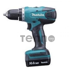 Дрель-шуруповерт ударная Makita HP347DWE аккум. патрон:быстрозажимной (кейс в комплекте)