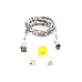 Кабель Cablexpert магнитный USB 2.0 CC-USB2-AMLM31-1M, AM/TypeC - microBM 5P - iPhone lightning, комбо кабель, 1м, алюминиевые разъемы, коробка, фото 1