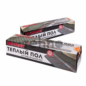 Теплый пол (нагревательный мат) REXANT Extra, площадь 1,5 м2 (0,5 х 3,0 метра), 240Вт, (двух жильный)