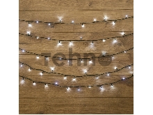 Гирлянда «Твинкл-Лайт» 20 м, темно-зеленый ПВХ, 160 LED, цвет белый