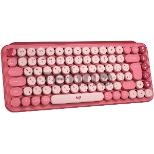 Клавиатура беспроводная Logitech POP KEYS, Heartbreaker Rose (M/N: YR0080/CU0021)